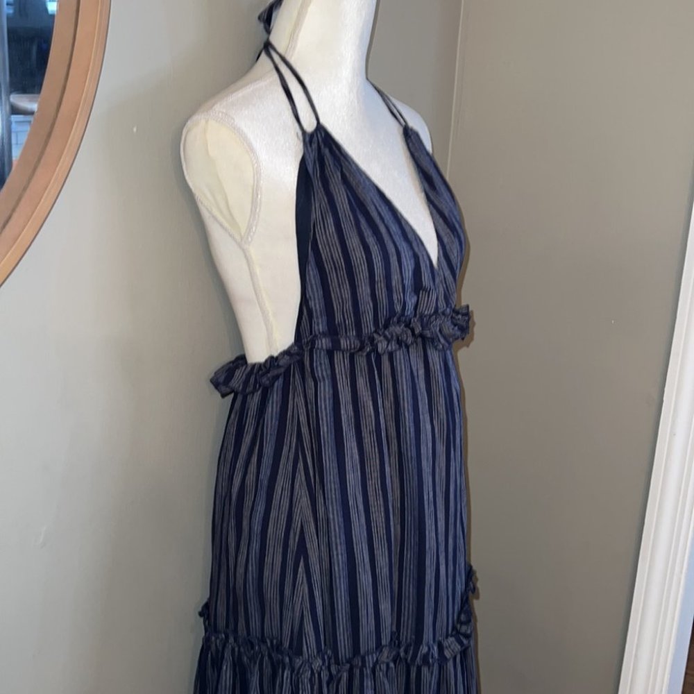 Lulus Blue Maxi Dress Size M - Picture 4 of 9